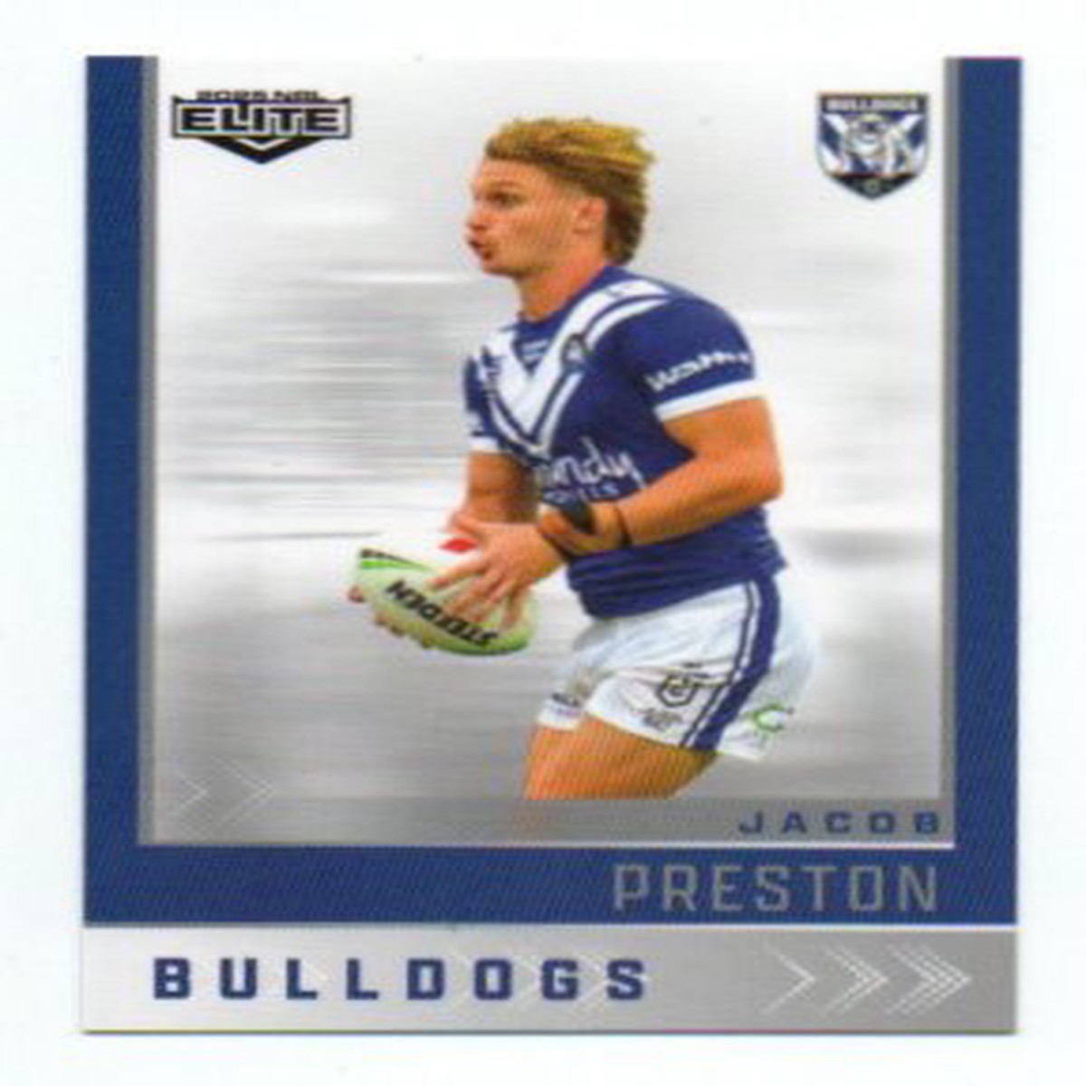 2025 Nrl Elite Base Common (025) Jacob Preston Bulldogs
