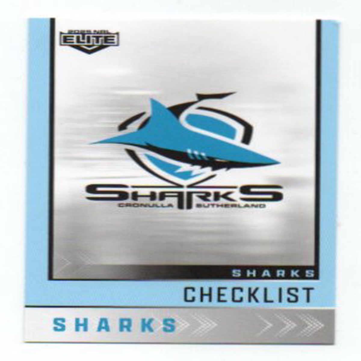 2025 Nrl Elite Base Common (028) Sharks Checklist