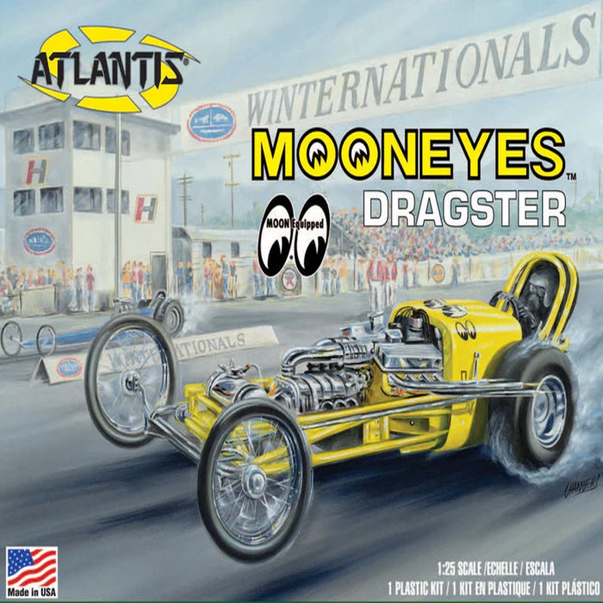Atlantis 1223 1/25 Mooneyes Dragster