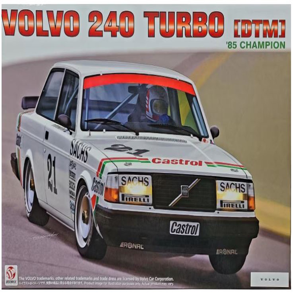 Beemax Model 24027 1/24 Volvo 240 Turbo [DTM] '85 Champion