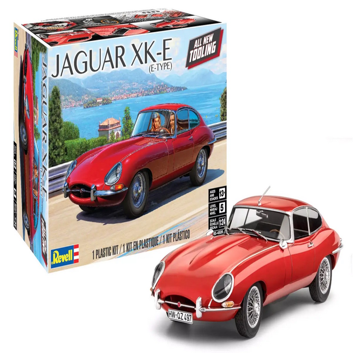 Revell 85-4509 1/24 Jaguar E-Type (Coup)