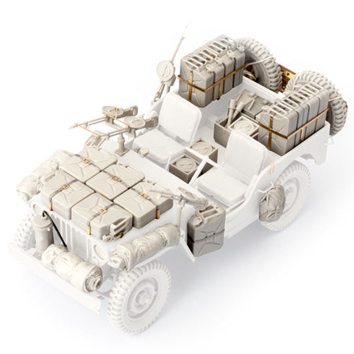 Sol Resin Factory MM560 1/16 WWII British SAS 1/4 Ton Utility Truck Conversion Kits (for TAKOM)