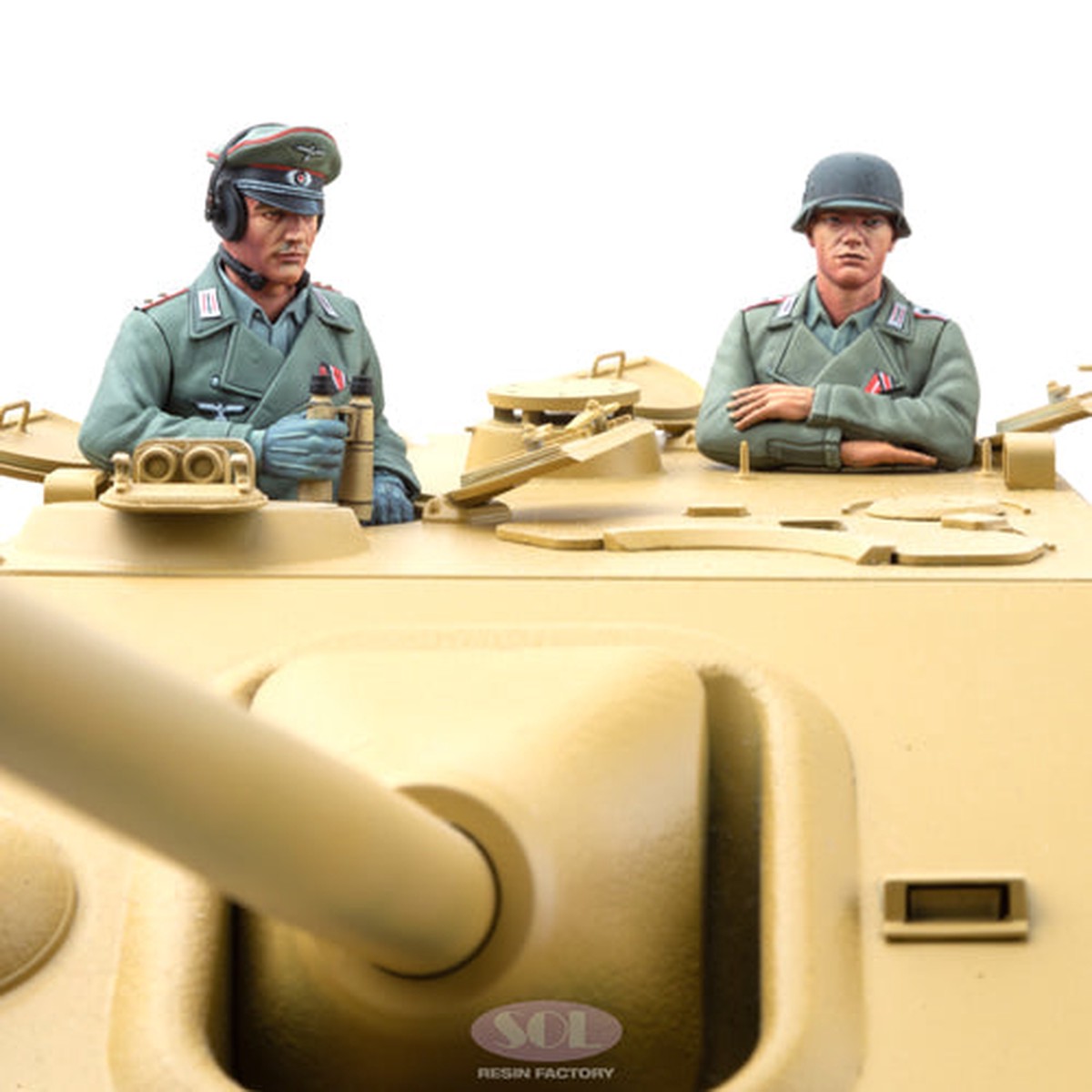Sol Resin factory MM620 1/16 WWII German Sd.kfz.173 Jagdpanther Commander and Gunner