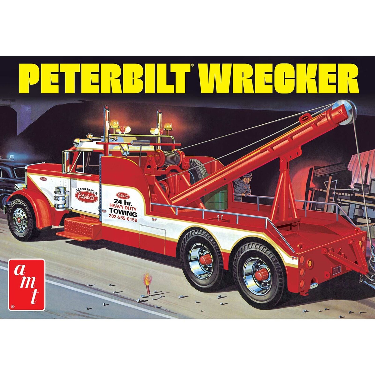 AMT 1133 1/25 Peterbilt 359 Wrecker