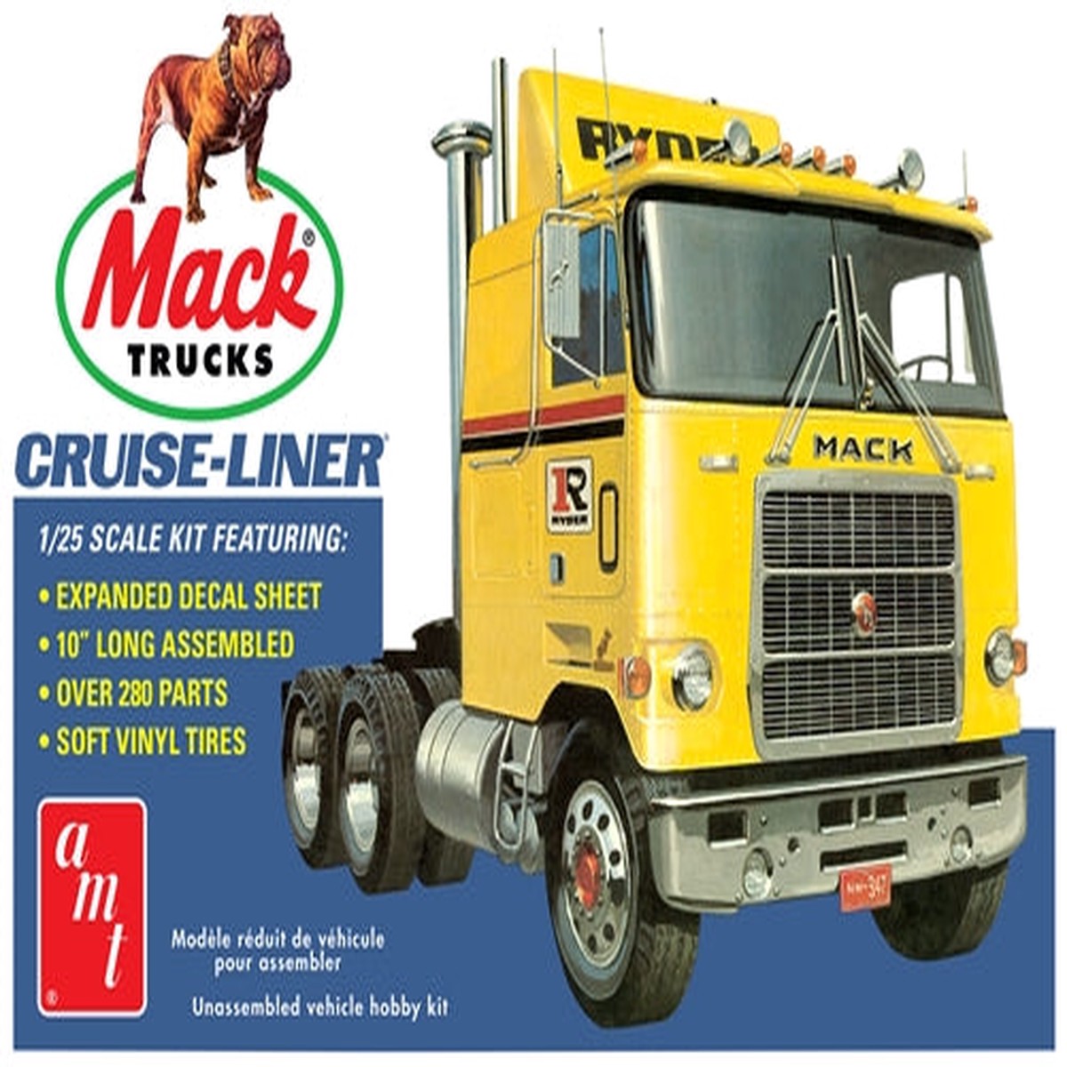 AMT 1062 1/25 MACK CRUISE-LINER SEMI TRACTOR