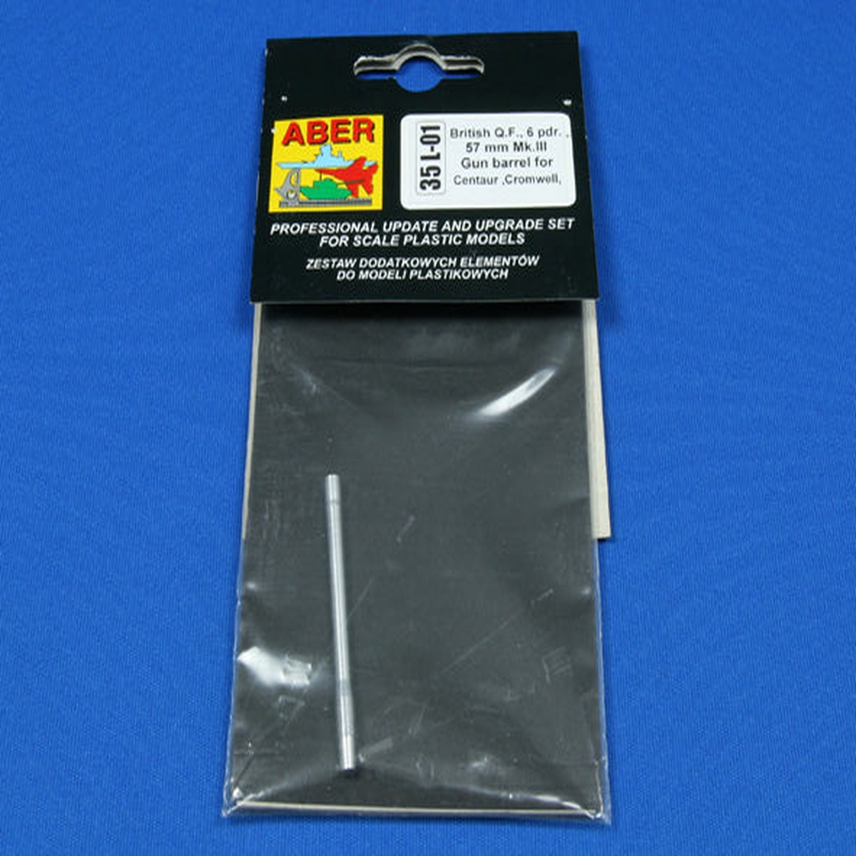 ABER 35L01 Gun Barrel for 1:35 Cromwell Mk.I - British Cruiser Tank A27M from Tamiya