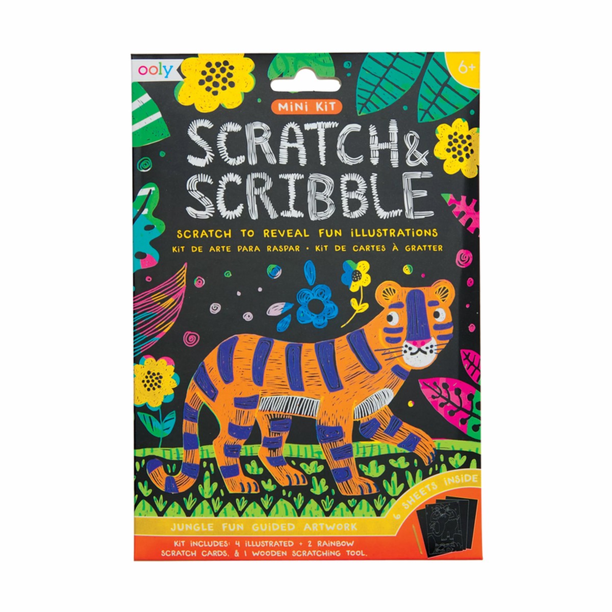Ooly Scratch & Scribble Jungle Fun