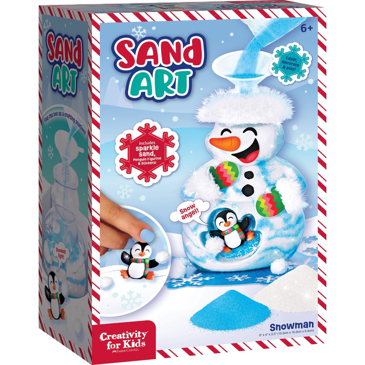 Sand Art Snowman