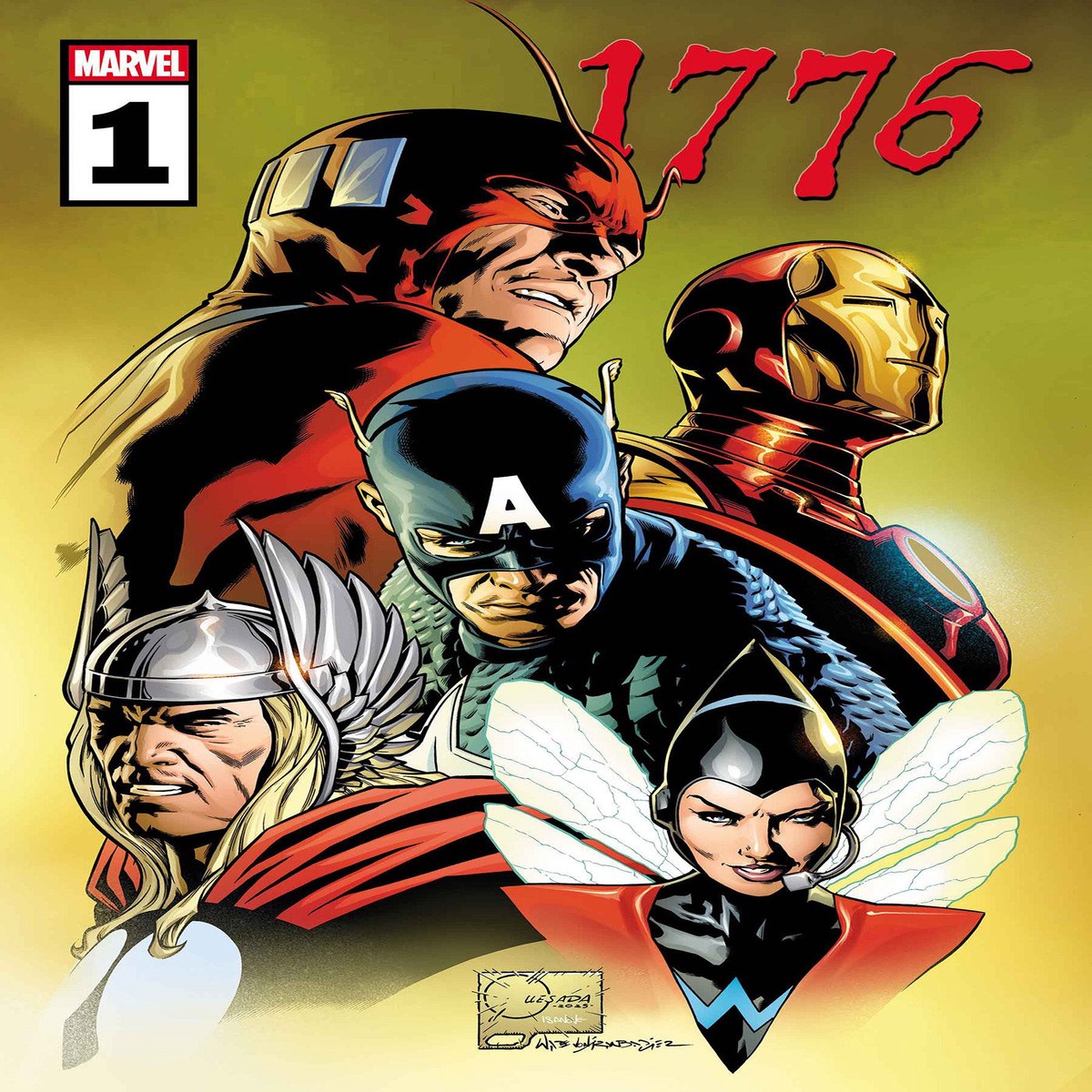 1776 #1 Joe Quesada Avengers Variant