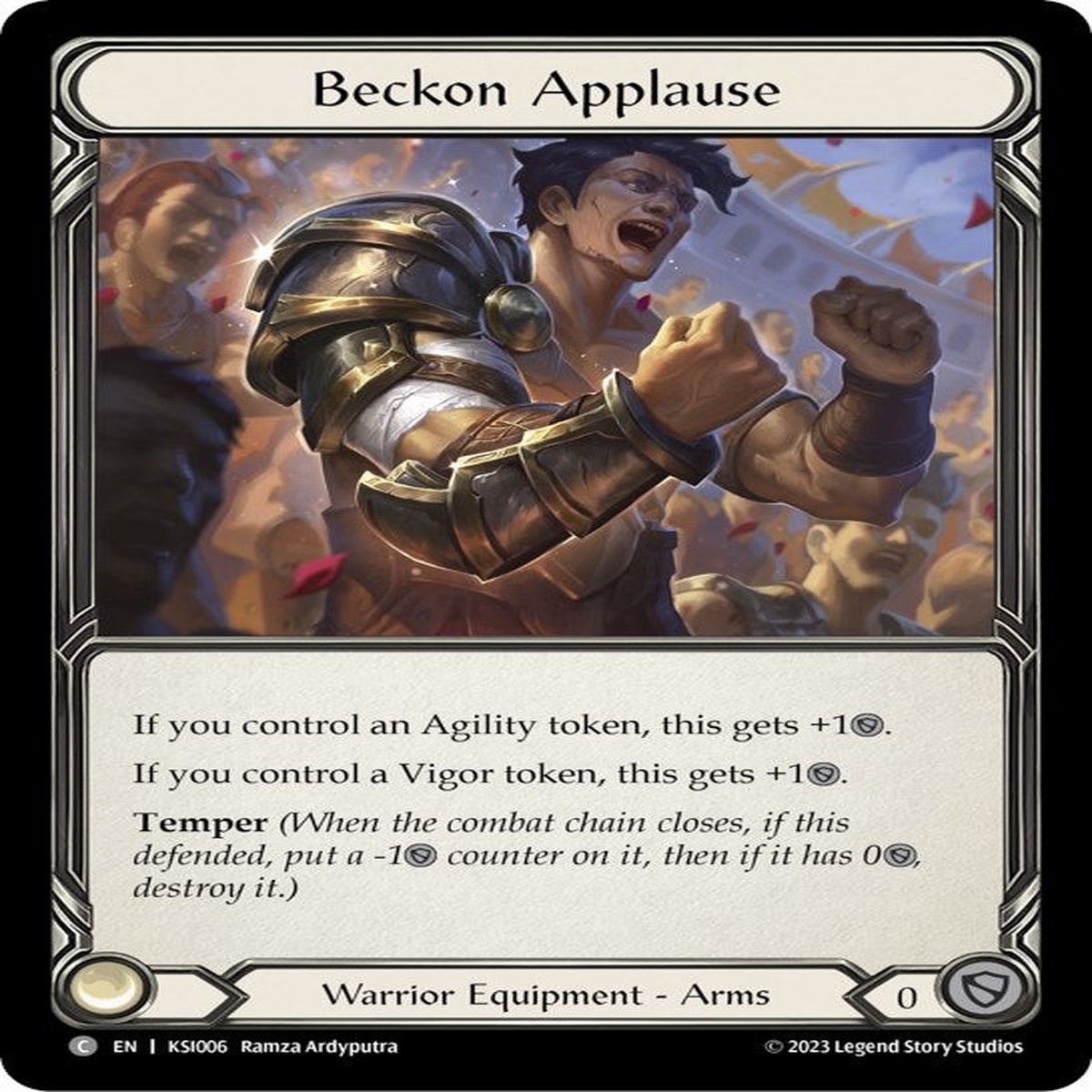 Beckon Applause [KSI006] (Heavy Hitters Kassai Blitz Deck) - NM