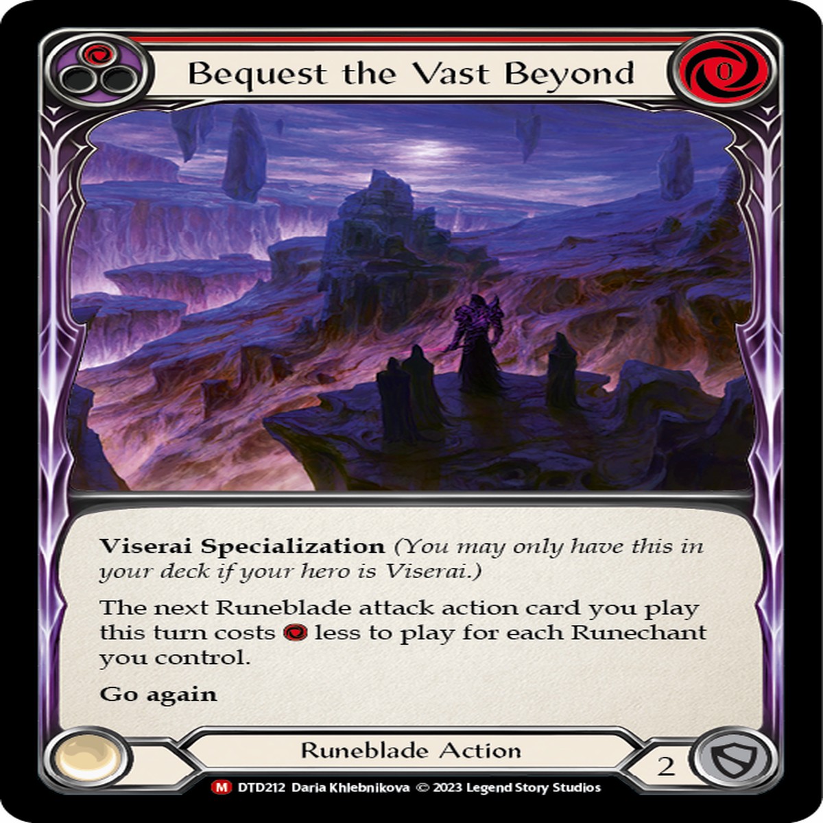 Bequest the Vast Beyond [DTD212] (Dusk Till Dawn) Rainbow Foil - NM Rainbow Foil
