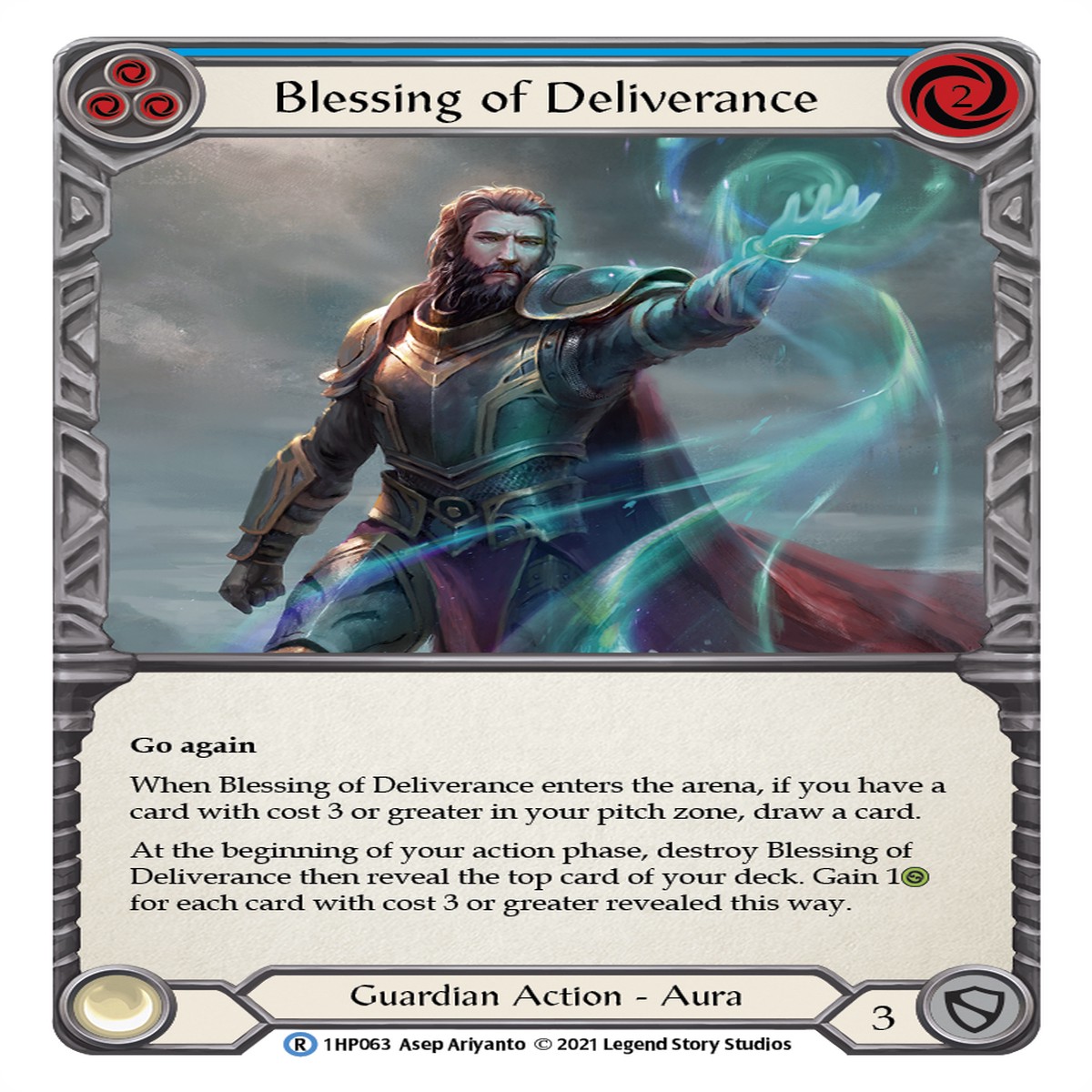 Blessing of Deliverance (Blue) [1HP063] (History Pack 1) - NM