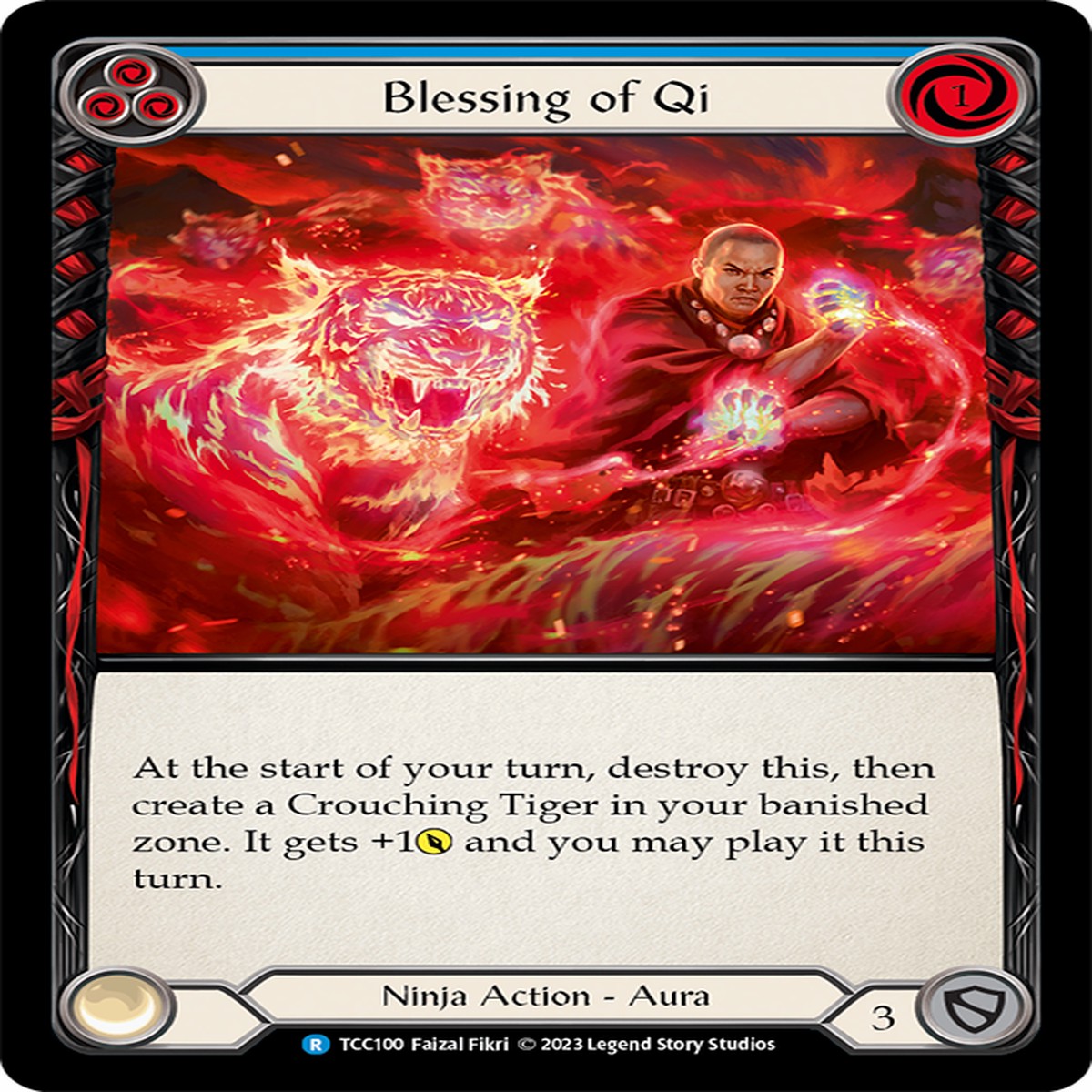 Blessing of Qi (Blue) [TCC100] (Round the Table: TCC x LSS) - NM