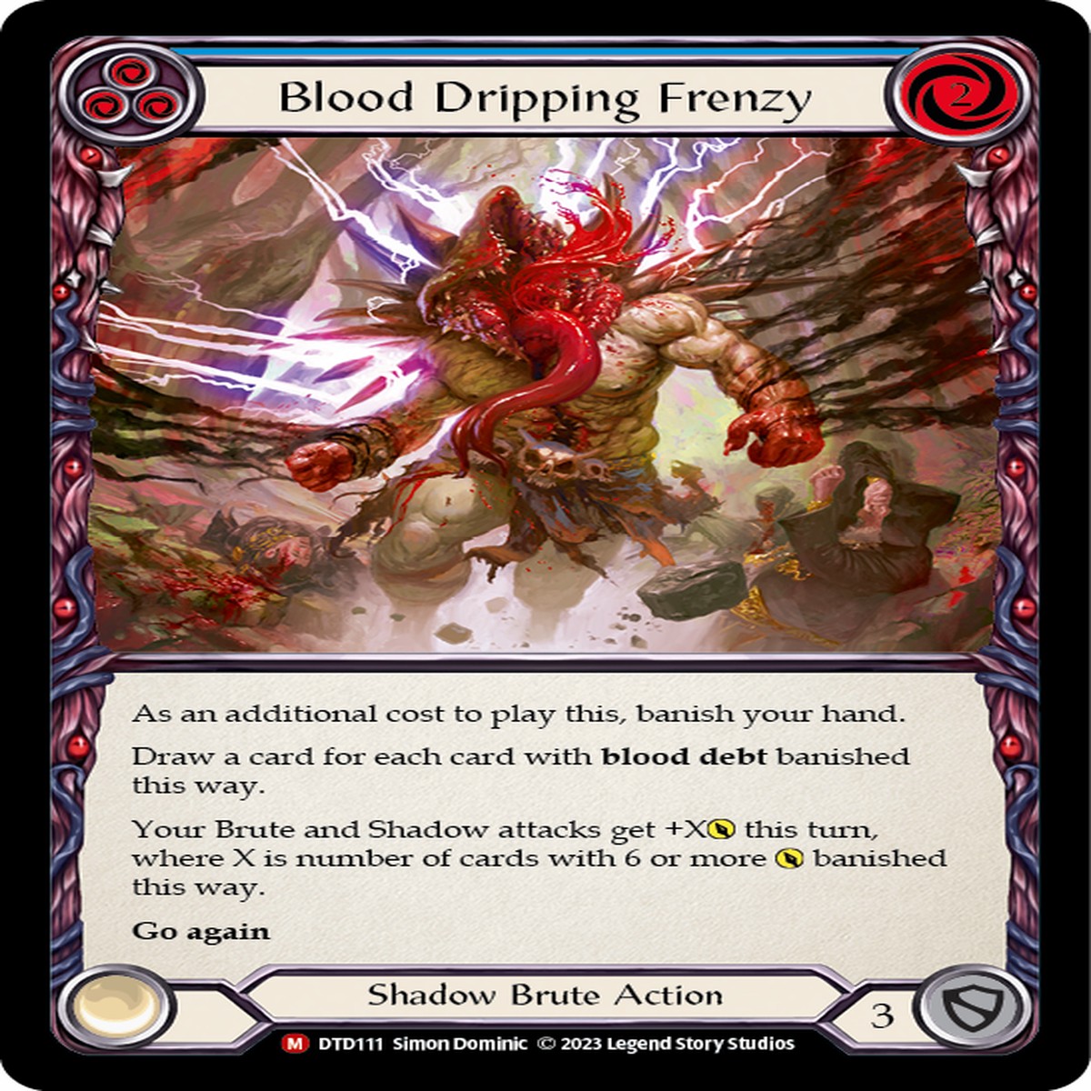 Blood Dripping Frenzy [DTD111] (Dusk Till Dawn) - NM