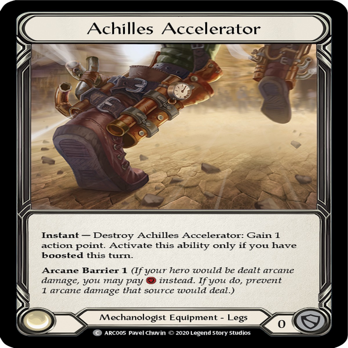 Achilles Accelerator [U-ARC005] (Arcane Rising Unlimited) Unlimited Normal - NM Unlimited Normal