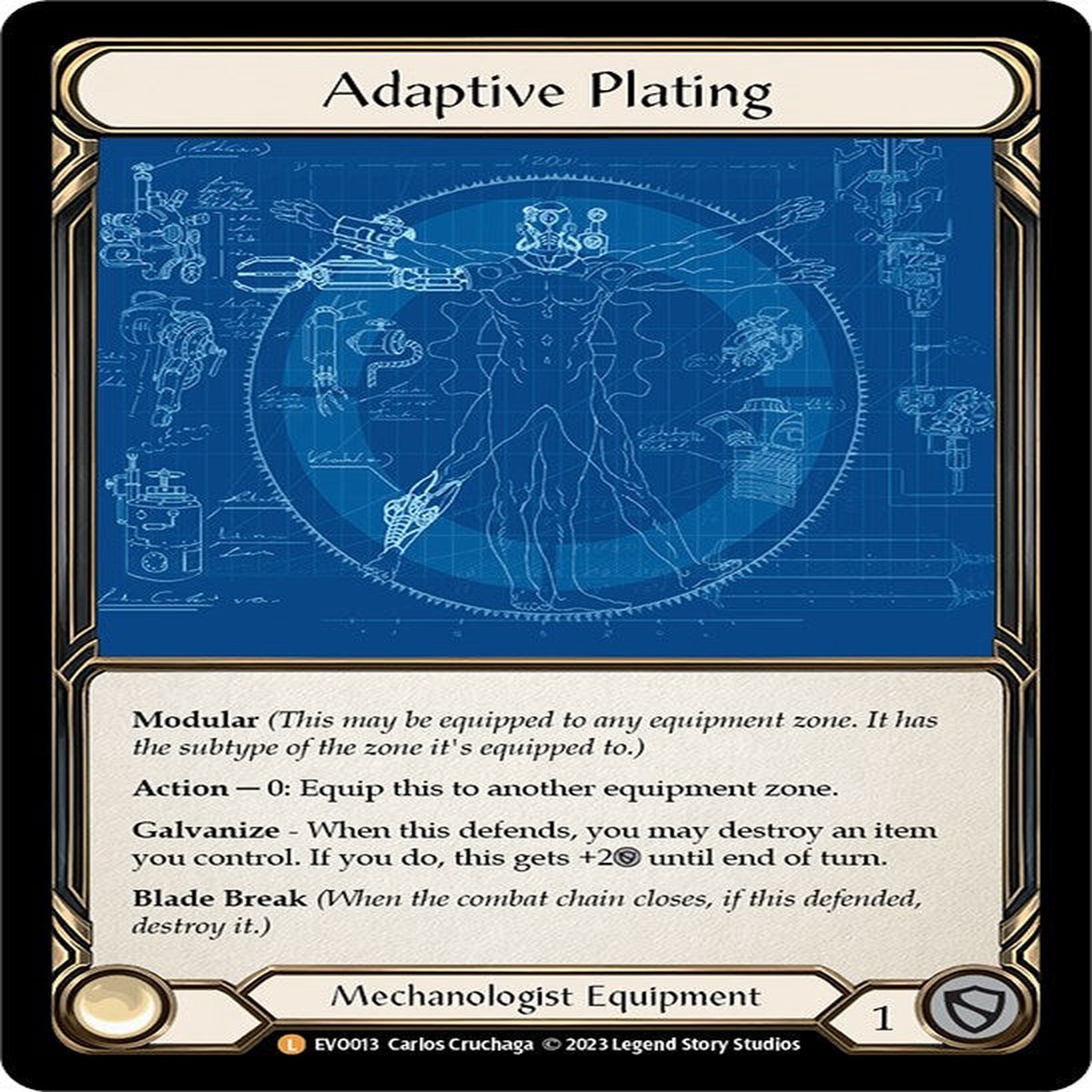 Adaptive Plating [EVO013] (Bright Lights) Rainbow Foil - NM Rainbow Foil