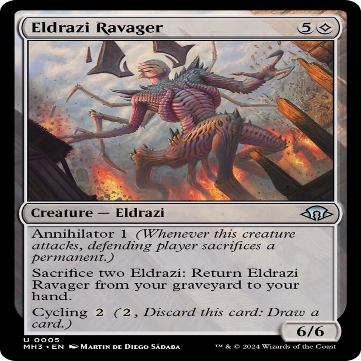 Eldrazi Ravager [Modern Horizons 3] - Near Mint