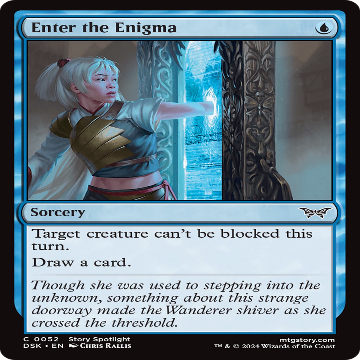 Enter the Enigma [Duskmourn: House of Horror] - Near Mint Foil
