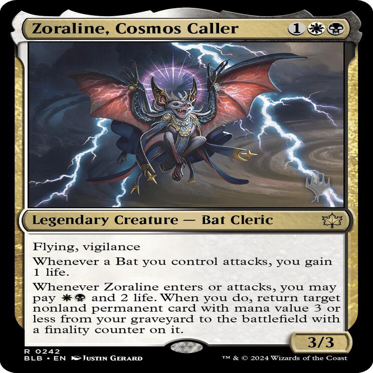 Zoraline, Cosmos Caller (Promo Pack) [Bloomburrow Promos] - Near Mint
