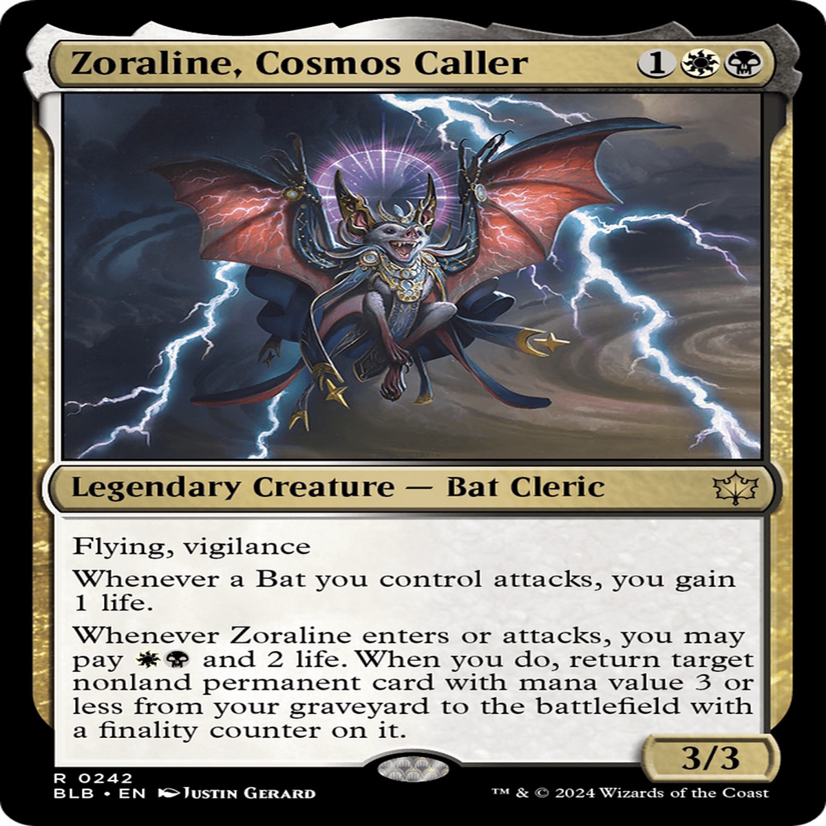 Zoraline, Cosmos Caller [Bloomburrow] - Near Mint