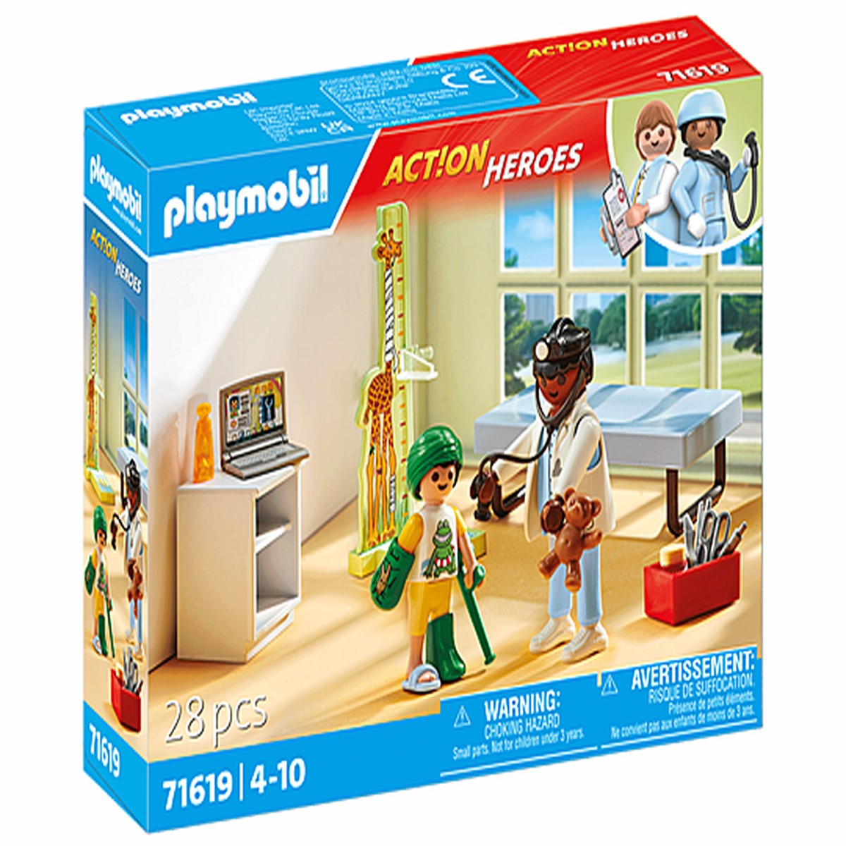 Action Heroes Pediatrician with Teddy Bear