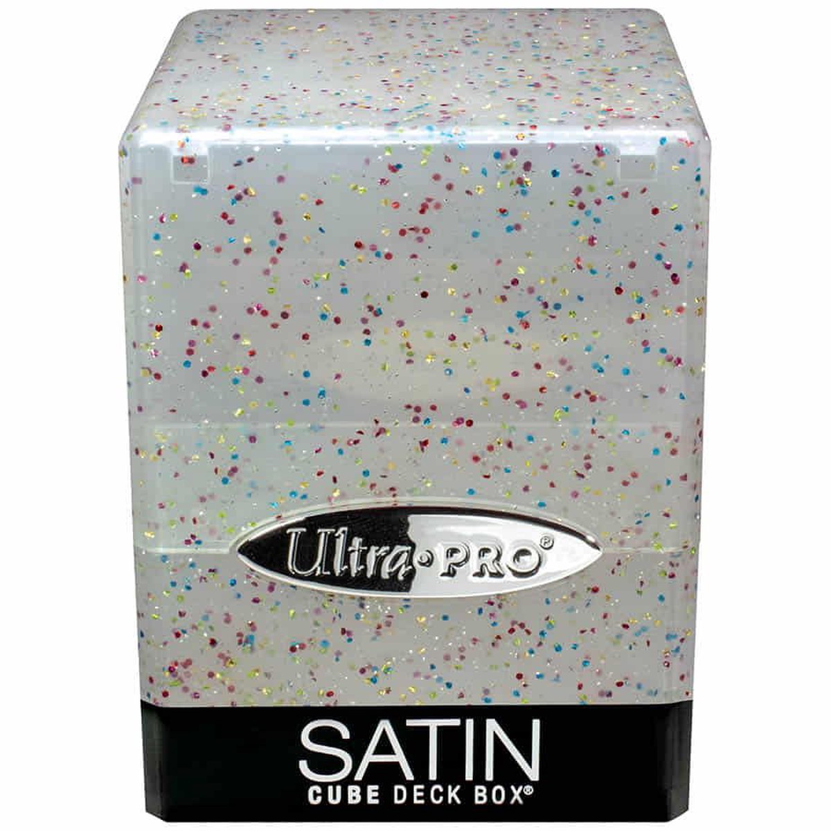 15885 DB S Cube Glitter Clear - DB Satin Cube Glitter Clear