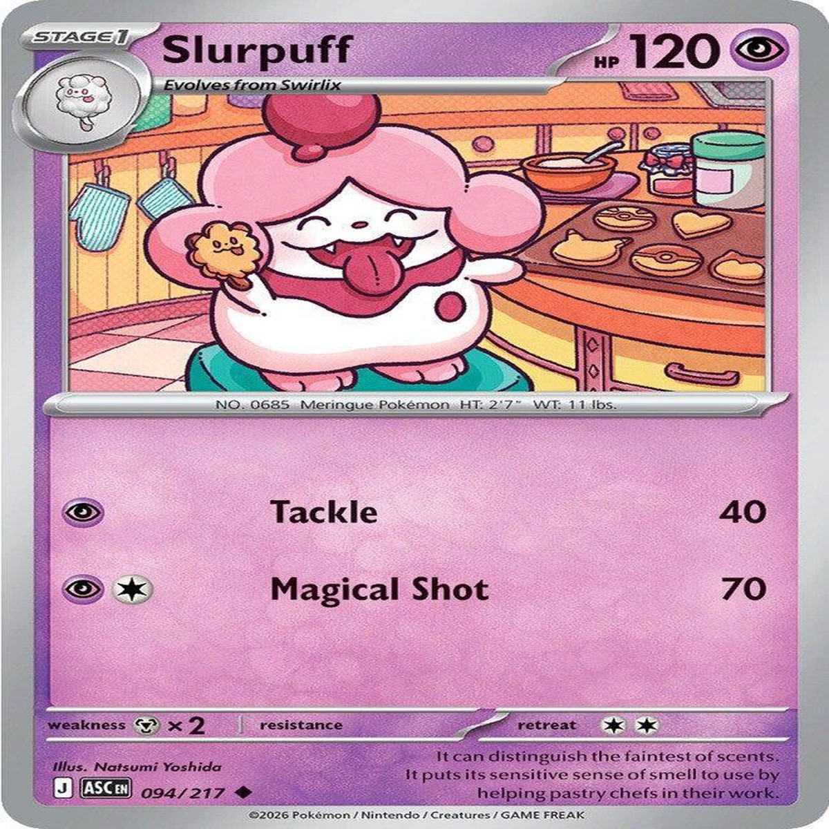 Slurpuff - 094/217 Normal ME: Ascended Heroes Uncommon 094/217 - Near Mint