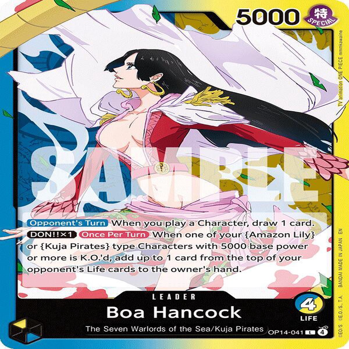Boa Hancock - OP14-041 Normal The Azure Sea's Seven L OP14-041 - Near Mint