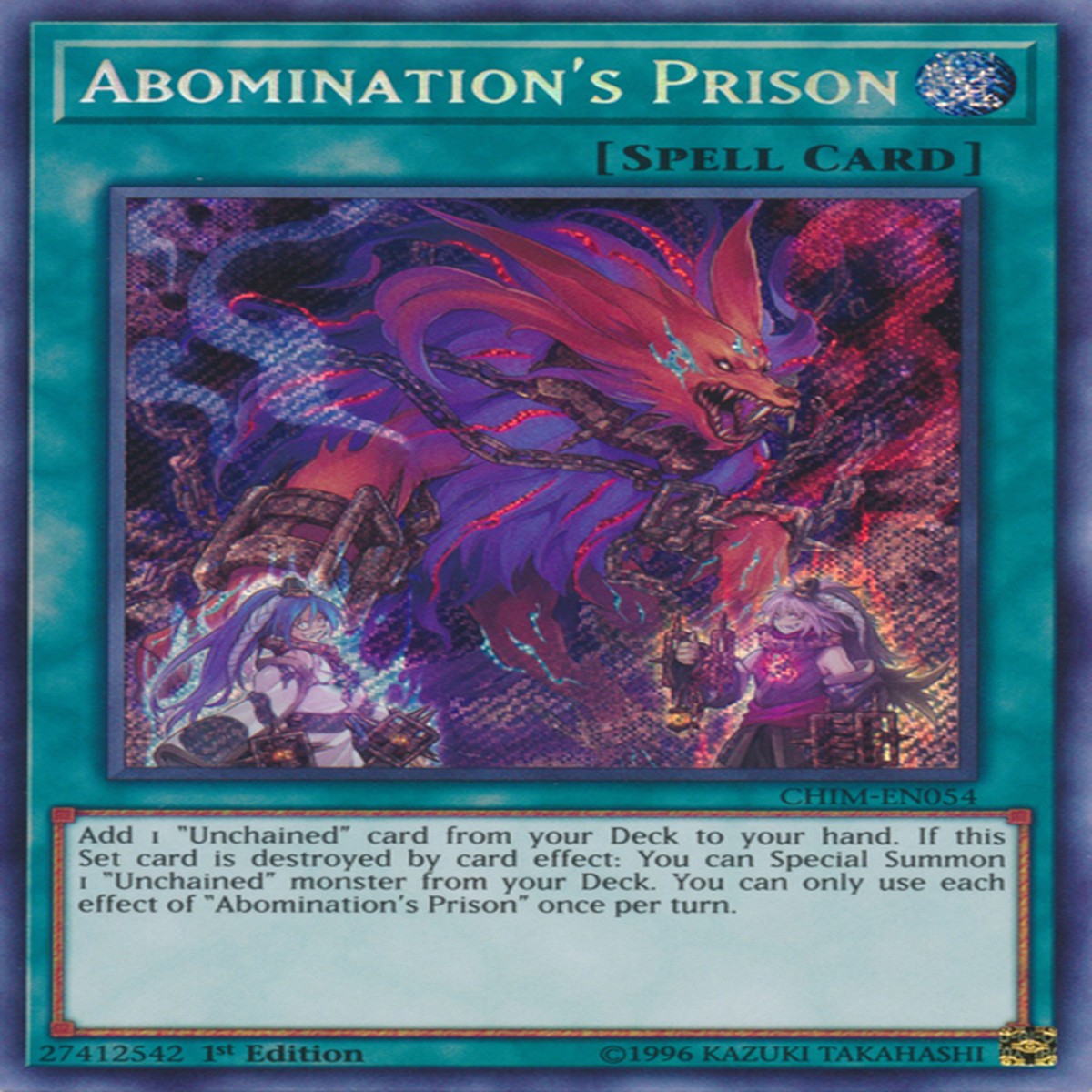 Abomination's Prison [CHIM-EN054] Secret Rare - NM 1st Edition