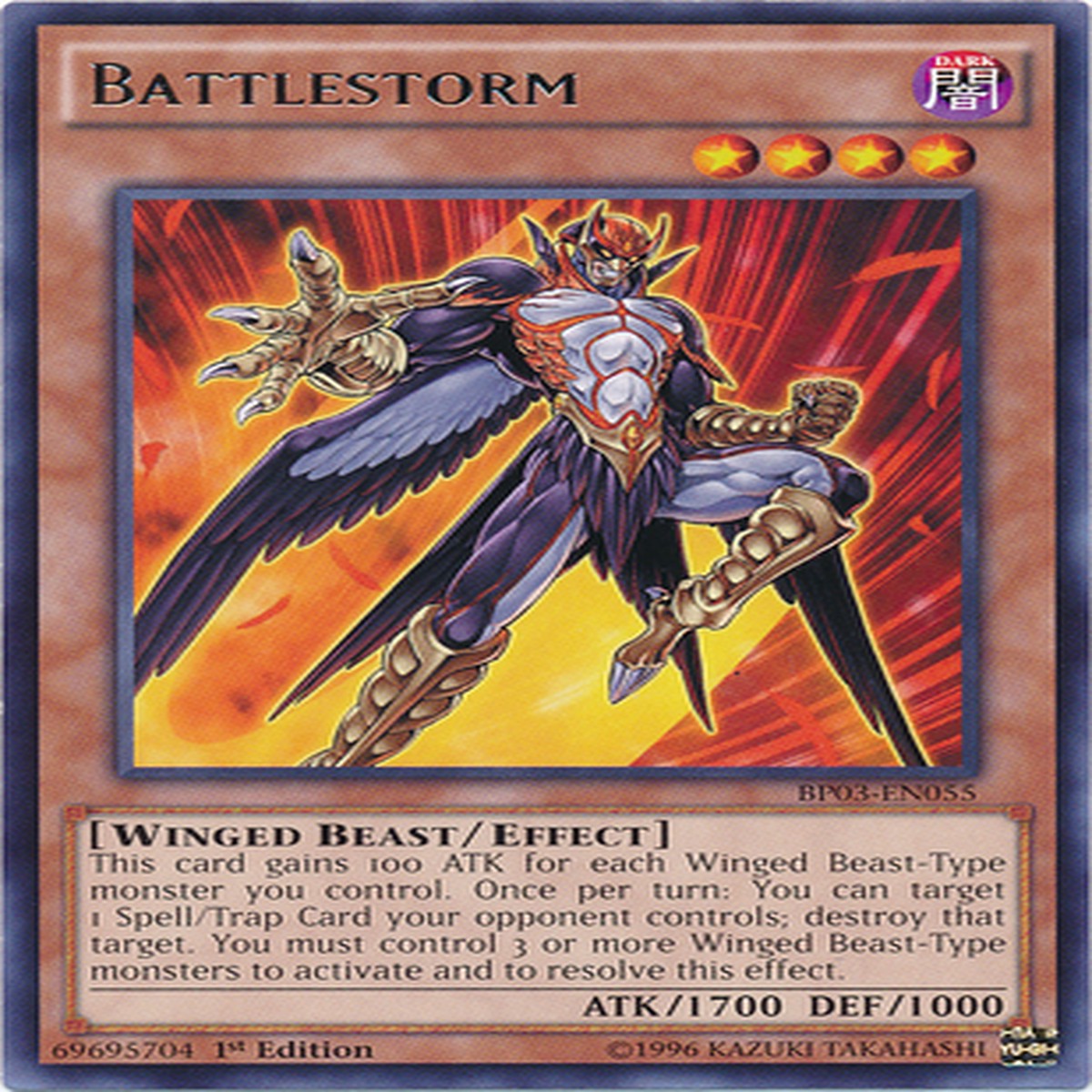 Battlestorm [BP03-EN055] Rare - NM 1st Edition