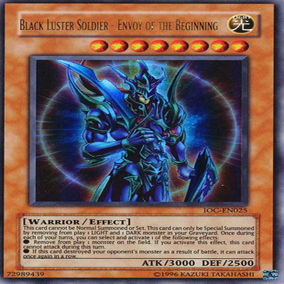 Black Luster Soldier - Envoy of the Beginning [IOC-EN025] Ultra Rare - NM Unlimited