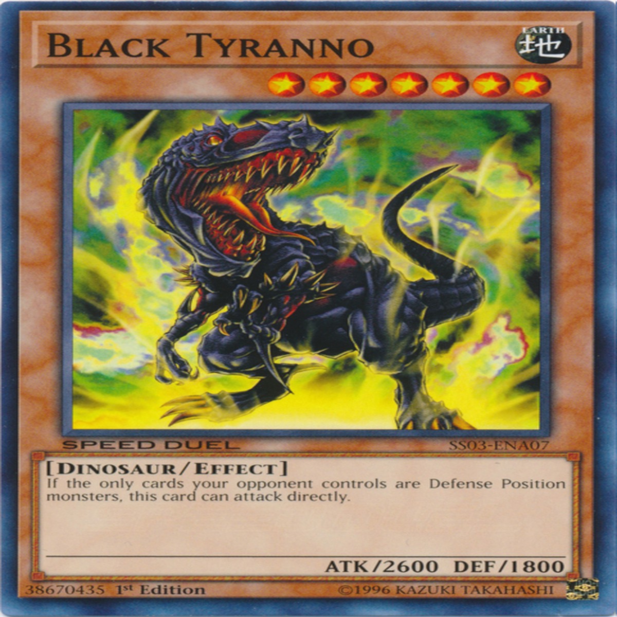 Black Tyranno [SS03-ENA07] Common - NM 1st Edition