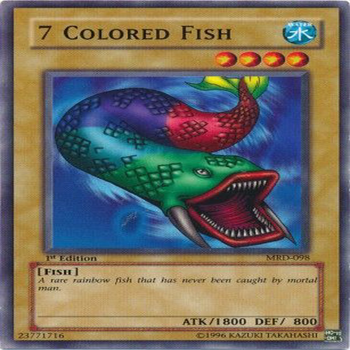 7 Colored Fish [MRD-098] Common - NM 1st Edition