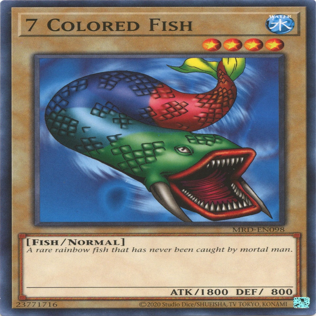7 Colored Fish (25th Anniversary) [MRD-EN098] Common - NM Unlimited